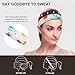 for Paint Splatter Colorful Art Sports Headbands Sweatbands Elastic Non Slip Sweat Bands Athletic Workout Fashion Hair Bands for Running Cycling Basketball Yoga