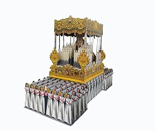 Genérico Recortable Trono Virgen de la Esperanza de Malaga.- | Ya disponible en tu tienda friki favorita! En mundofriki.es!