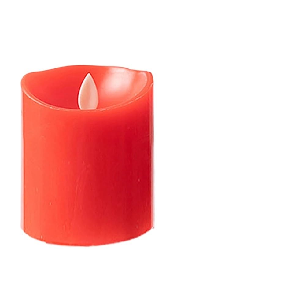TANGSIYANG Led Candles LED Candles Light Flameless Flickering Tealight Candle Lamp Decorative Decoration(10cm)