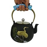 kkekos Handmade Heat Resistant Teapot Handle Cover Cotton Non Slip Kettle Holder Sleeve Heat Resista