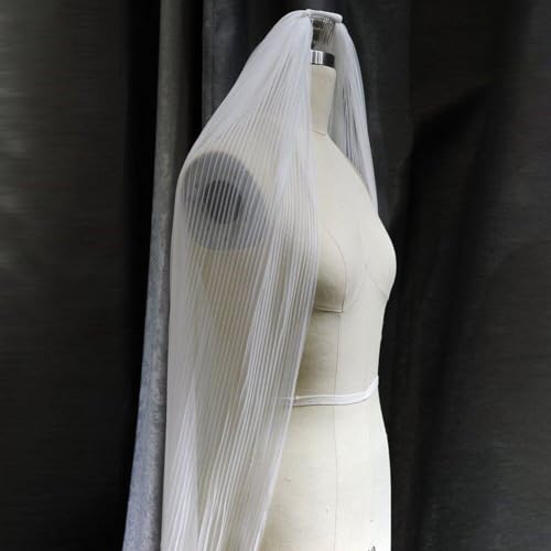 Velo de novia con peine elegante para despedida de soltera y bodas 6