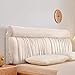 Generic Kopfteil-Kissen, Rückenlehne, Keilkissen Rechteckiges Lesekissen Gepolstertes Wandkissen Für Tagesbett, Etagenbett, Bank Mit Abnehmbarem Bezug,C,with headboard 61"/155cm
