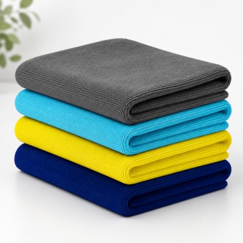 DAFFODIL Ultra Soft Microfiber Cleaning Cloth 350 GSM, 40 × 40 cm...