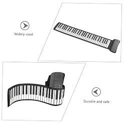 Alasum Rouleau Piano Pliable Piano Clavier Instruments Pour Adultes Piano Électrique Flexible Instrument De Musique Pliable Clavier Piano Pliant Clavier Piano Pour Adultes - Les Beatles, Paul McCartney, John Lennon, RIngo Starr, George Harrison Alasum Rouleau Piano Pliable Piano Clavier Instruments Pour Adultes Piano Électrique Flexible Instrument De Musique Pliable Clavier Piano Pliant Clavier Piano Pour Adultes – Image 5