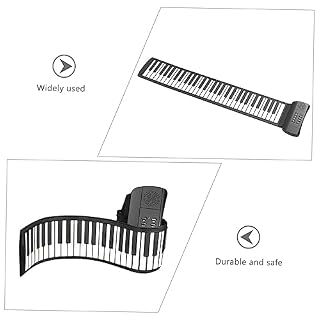 Alasum Rouleau Piano Pliable Piano Clavier Instruments Pour Adultes Piano Électrique Flexible Instrument De Musique Pliable Clavier Piano Pliant Clavier Piano Pour Adultes - Les Beatles, Paul McCartney, John Lennon, RIngo Starr, George Harrison Alasum Rouleau Piano Pliable Piano Clavier Instruments Pour Adultes Piano Électrique Flexible Instrument De Musique Pliable Clavier Piano Pliant Clavier Piano Pour Adultes – Image 5