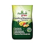 Powergrow Poultry Manure Organic Vegetable, Flower & Plant Feed, Grey, G60235UK