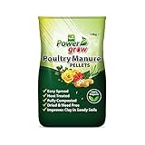 Powergrow Poultry Manure Organic Vegetable, Flower & Plant Feed, Grey, G60235UK