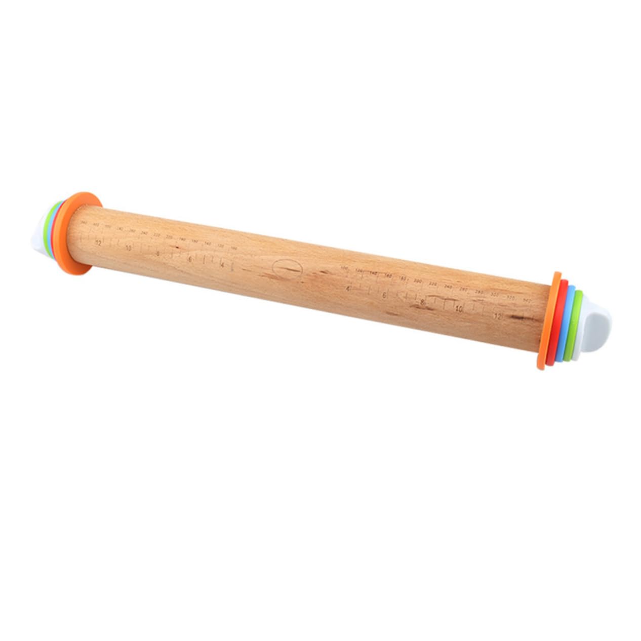 Rodillo de Madera de Haya con Escala y Grosor Ajustable