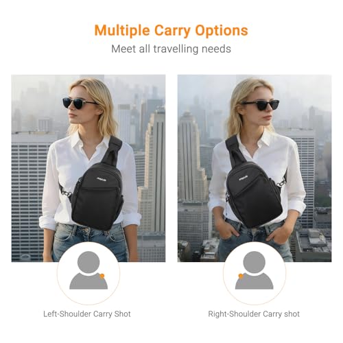 Bolso Mosiso para cámara DSLR/SLR con funda lluvia negro miniatura 6