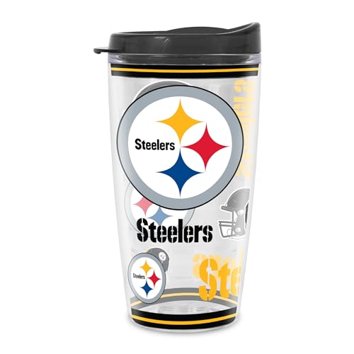 Image of Rico Industries NFL Football Double Wall Mayhem 16oz Tritan Tumbler W Lid