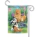 Toland Home Garden  Meadow Cats 12.5 x 18-Inch Decorative USA-Produced Garden Flag