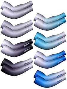 Sureio Frische Farbe 8 Paar Armwärmer