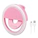 Produktbild Etlephe 36 LED Strahler Flash Selfie Licht Ring Selfie Enhancing Kamera Licht für Selfie Ring-Licht für alle Handys und Tablets mit 3 Ebene Helligkeit USB Charger - Rosa