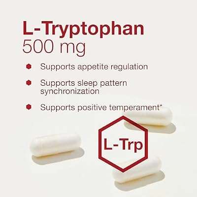 PROTOCOL FOR LIFE BALANCE L-Tryptophan 500mg - Stress Relief and Relaxation - 60 Veg Caps