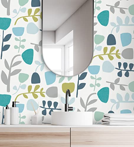 Papier peint fleurs vinyle GAULAN 682073 rénovation mur facile