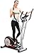 ANCHEER Elíptica de Fitness Elíptica Compacta para Casa con Resistencia de 8 Niveles y Monitor Digital,Volante Magnetrón de 5 kg,con un Manillar de Doble Agarre,Carga Máxima: 150kg