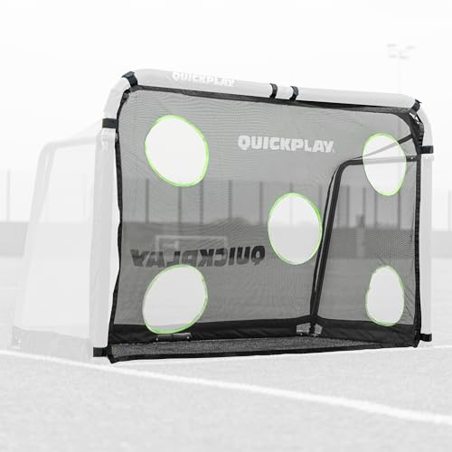 QUICKPLAY Target Net for Pro Alu Training Goal 6x4ft / 1.8x1.2m | Football Training Equipment - Improve Shooting Accuracy | Target Net ONLY [Pro Alu Training GOAL FRAME SOLD SEPARATELY ]