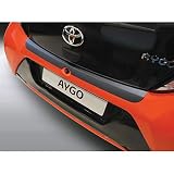 RGM Protezione paraurti Posteriore ABS Compatibile con Toyota Aygo 3/5 Porte 7/2014- Nero
