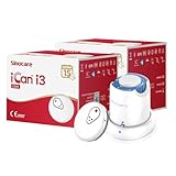 sinocare 15-Day Continuous Glucose Monitoring System, Less Finger Pricks, with iCan CGM APP, Output Every 3 Minutes, Blood Sugar Monitor, iCan CGM × 2 Pcs, for UK Diabetes