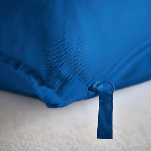 Housse de coussin 50x50 bleu vif ProTuning GURLI deco canape