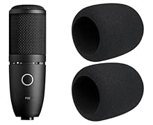 Compatibility: Fit perfectly on P120/P220/P420 Condenser microphones. Please confirm your model before purchase. Premium Materials: Made of high-density foam, this pop filter is designed for durability and a perfect fit, featuring exceptional elastic...