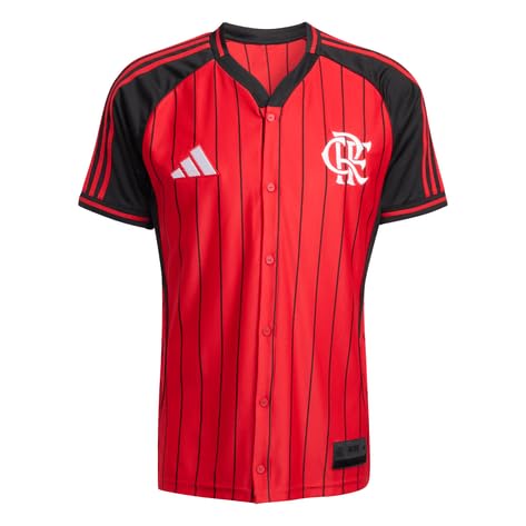 Camisa Flamengo Baseball 25/26 Torcedor Bordado (BR, Alfa, PP, Regular, Vermelho)