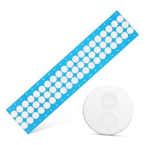 HANABASS Membrane Filter Discs 60 Sheets Breathable Filtration Adhesive Filter Pads for Supplies