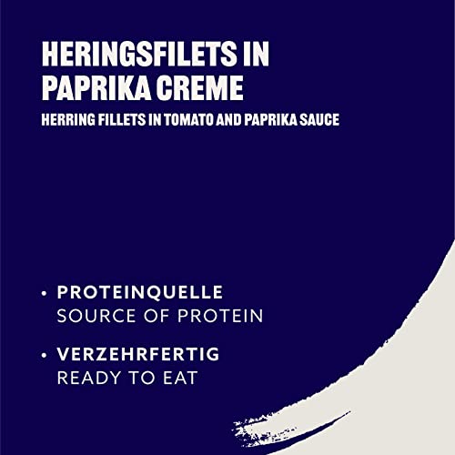 by Amazon MSC Heringsfilets in Tomaten Paprika Crème, 200g (1er-Pack)