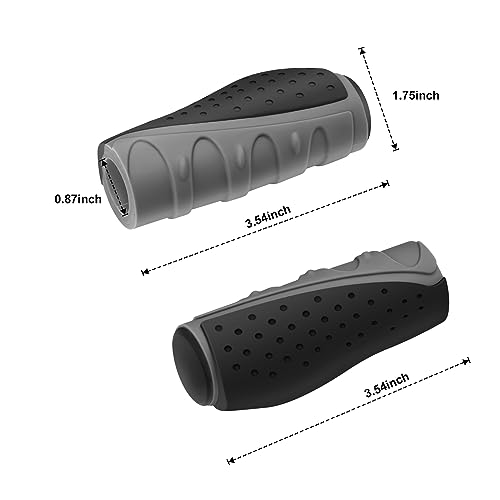 TRELC Bike Handlebar Grips Bicycle Handlebars Shift Grips, Kids Non-Slip Soft Rubber Ergo Bicycle Twist Shifter Grips for MTB, BMX, E-Bikes, Mountain Bikes, Cruiser Bikes, Scooter, Folding Bikes - Thumbnail 7