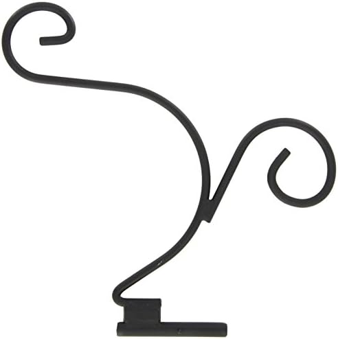 Woodlink SP23 Double Curved Wall Mount Hanger, Black, 9.5-Inch