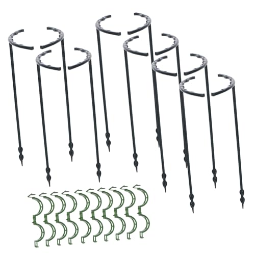 ANDRESLAD Supporto per Piante Tutori da Giardinaggio in PVC Resistente Supporto per Piante Alte e Rampicanti Installazione Semplice Senza Attrezzi Adatto per Uso Esterno e Interno