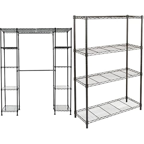 Amazon Basics - Ausziehbares Schrank-Organisatorsystem Cover