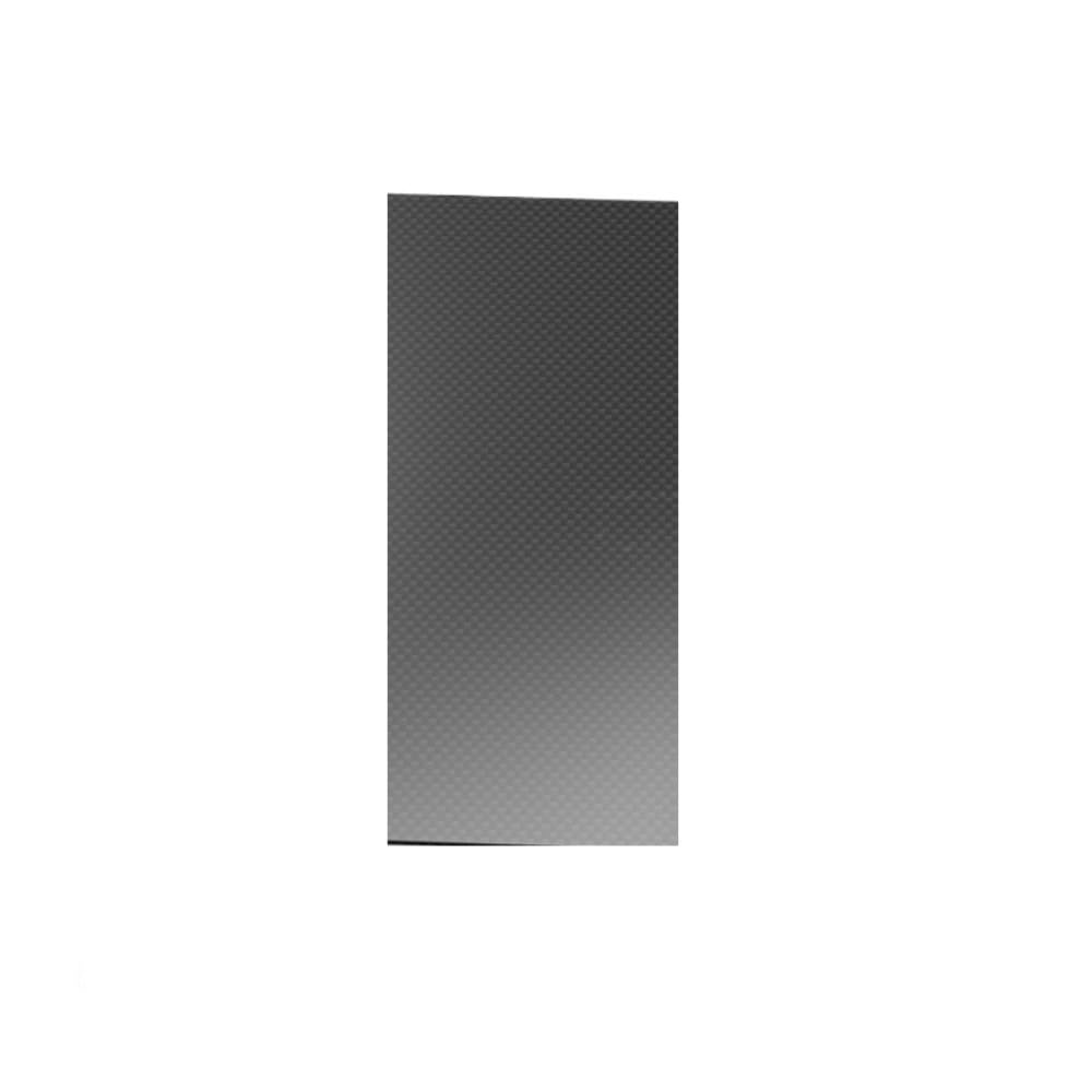 Arkusze z włókna węglowego, Płyta z włókna węglowego 3K 150x40mm do modeli RC czarna gładka/twill o grubości 0,5-5mm 1 szt.(Plain,1.5mm)