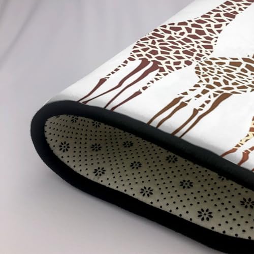 Tapis doux girafe dessin animé pour salon et chambre