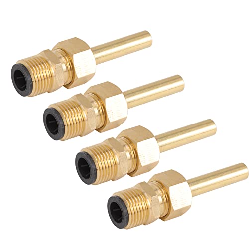 4pcsvBrass Fountain Nozzle adjust Direction Jet Water Spray heads , Water Fountain Nozzles Pure Copper Large Hexagonal Direct(G1/2)