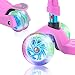 3 Wheel Scooter for Kids, Kids Scooter with Light Up Wheels, Sturdy Deck Design, and 4 Height Adjustable Suitable for Kid Ages 3-12