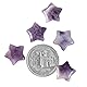 mookaitedecor Set mit 15 Mini-Kristalle in Sternform, polierte Sorgensteine für Reiki-Ausgleich und Schmuckherstellung, Amethyst