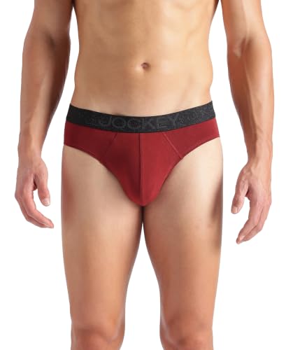 Image of Jockey US07 Men Super Combed Cotton Elastane Stretch Solid Brief