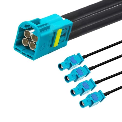 Câble coaxial RG-174 quadruple Fakra 50 ohms pour étendre votre réseau RF