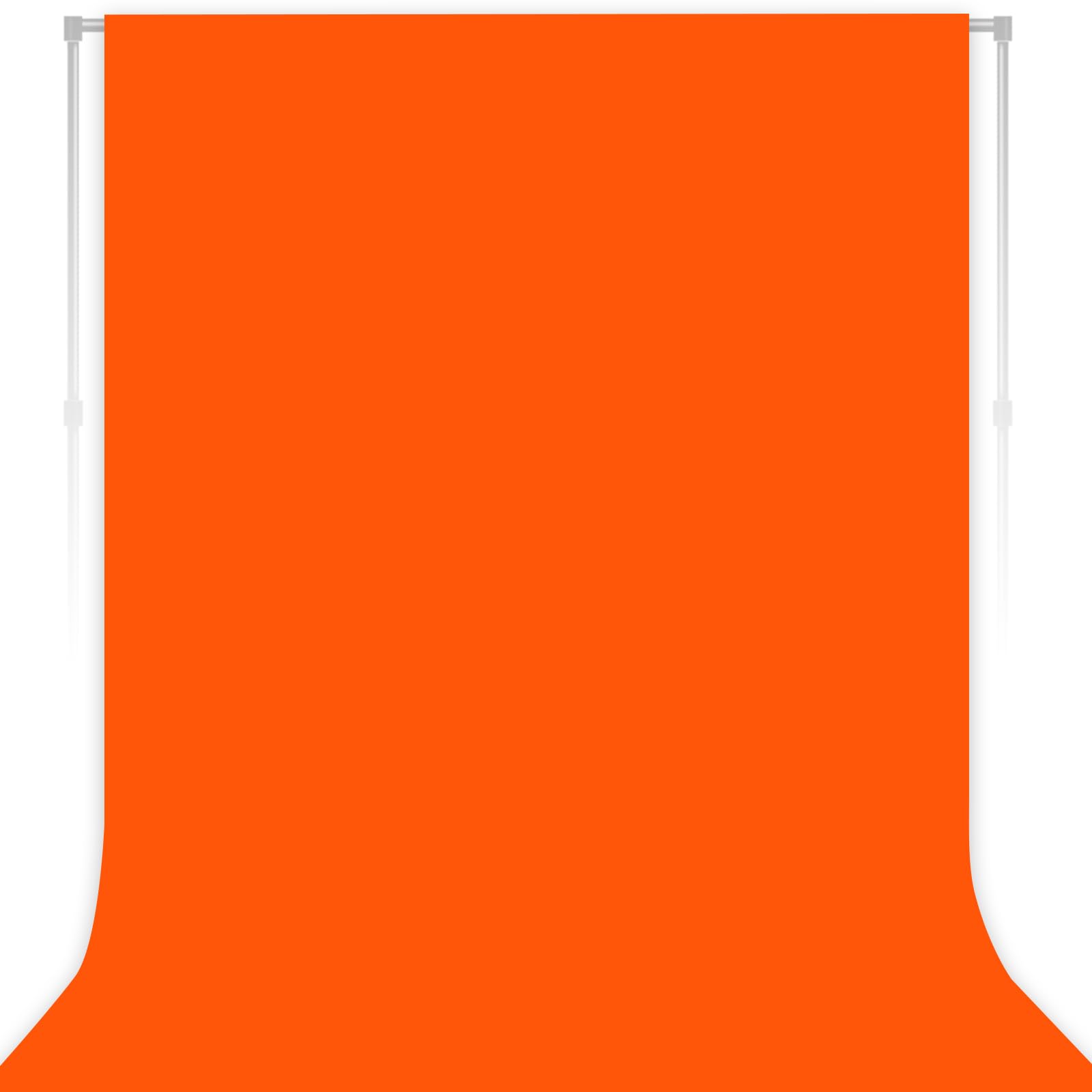 Photo 1 of LYLYCTY Orange Photography Backdrop, 10x20 FT Fabric