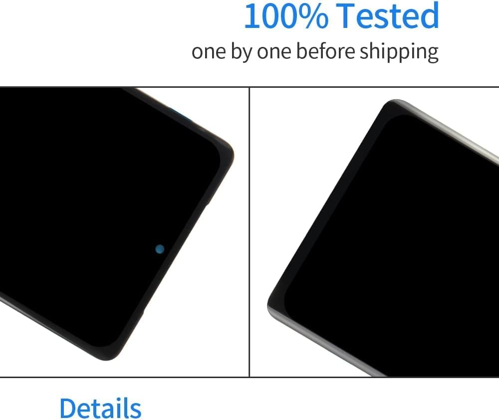 OLED for Google Pixel 7 Pro 5G Screen Replacement for Google Pixel 7 Pro 5G GP4BC GE2AE LCD Display Touch Screen Digitizer Full Assembly No Fingerprint Cable (Black no Frame)