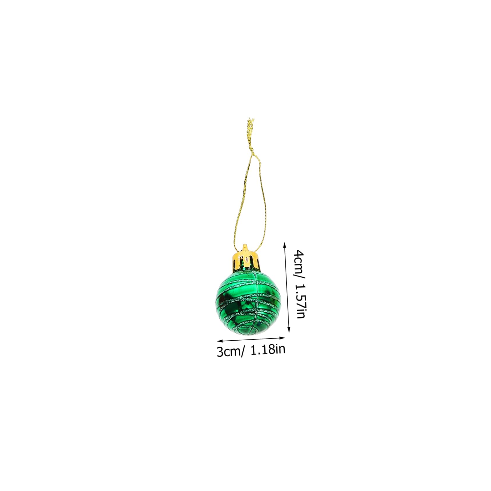 Alipis 12stücke Dekorative Weihnachtskugeln Christbaumkugeln Hängende Kugeldekoration Partydekorationen Weihnachtskugel-Dekoration Christbaumschmuck Hängende Weihnachtskugeln