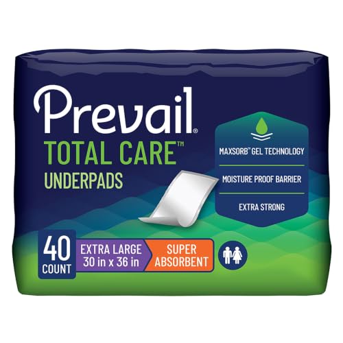 Prevail Disposable Underpad, 30x36, Heavy Absorbency