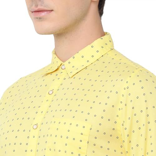 Image of Pepe Jeans Men's Casual Shirt | Trendy Printed Shirt for Men| Regular Fit | Full Sleeve | Available in Plus Size, Cotton