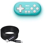 BoxWave C�ble compatible avec 8BitDo Zero 2 ? C�ble DirectSync PD (3 m) ? USB-C vers USB-C (100 W), long type C en alliage de nylon tress� ? Charge rapide ? Noir de jais