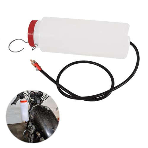 Ampiamente usato: serbatoio del carburante portatile per l'uso con modelli a iniezione di carburante con pompe del carburante esterne e motociclette standard dotate di carburatore. Può essere utilizzato su tosaerba, biciclette e auto.