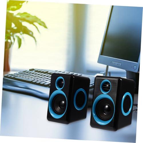 Mini altavoz para ordenador DOITOOL con sonido envolvente y conexion DC para escritorio 4
