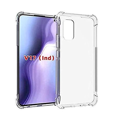 ELICA Vivo V17, Bumper Transparent Silicon Case [Slim Fit] Anti Slip, Scratch Resistant Soft Silicone Scratch Resistant Cover Shell for Vivo V17 - Transparent