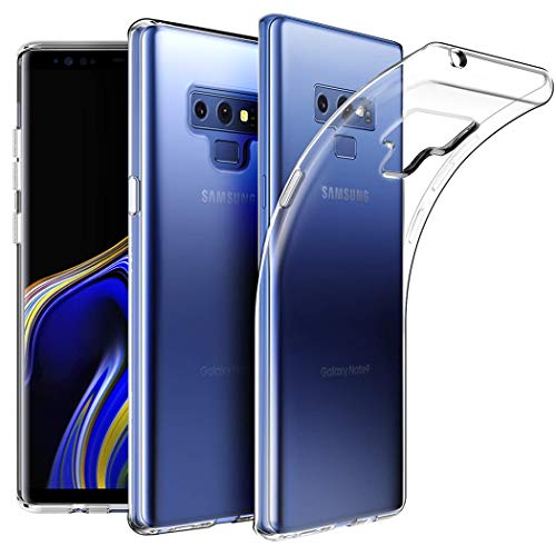X Dision Funda Transparente para Galaxy Note 9, Flexible Slim Shock Absorption TPU Funda de Silicona, Cubierta Protectora Superior Ligera y Antiarañazos Económico y Práctico