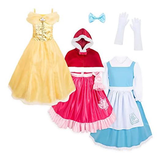 Disney Belle ''Live Your Story'' Costume Set for Girls – Beauty and the Beast, Size 7/8